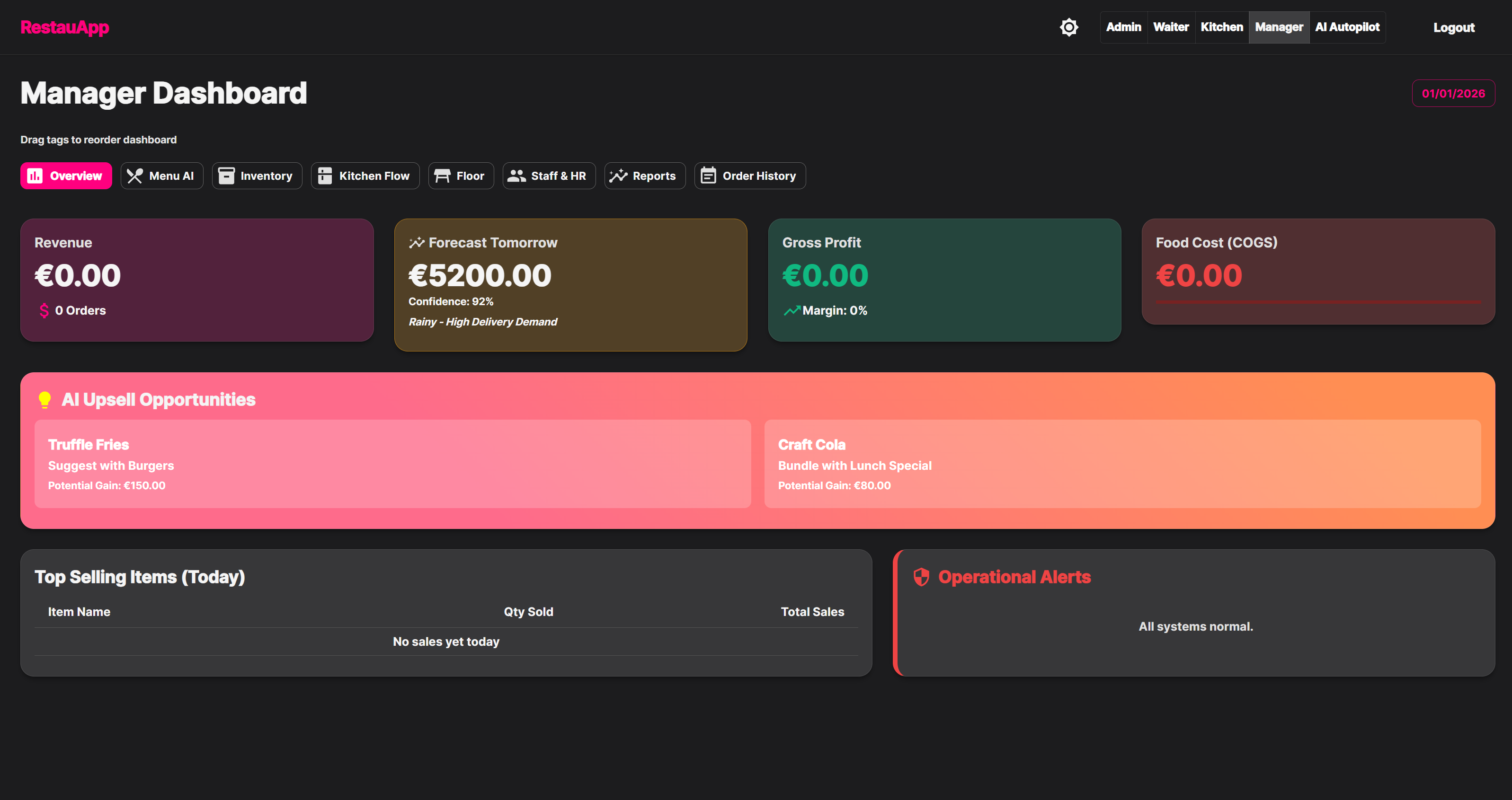 RestauApp Menu